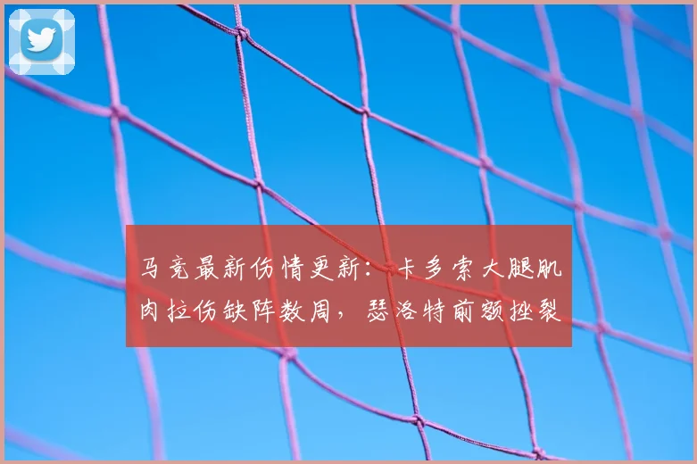 马竞最新伤情更新：卡多索大腿肌肉拉伤缺阵数周，瑟洛特前额挫裂伤待评估，解读伤员对球队战术影响